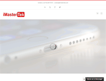 Tablet Screenshot of imastertek.com